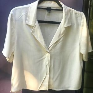 Super cute Wild Fable cream rayon shirt